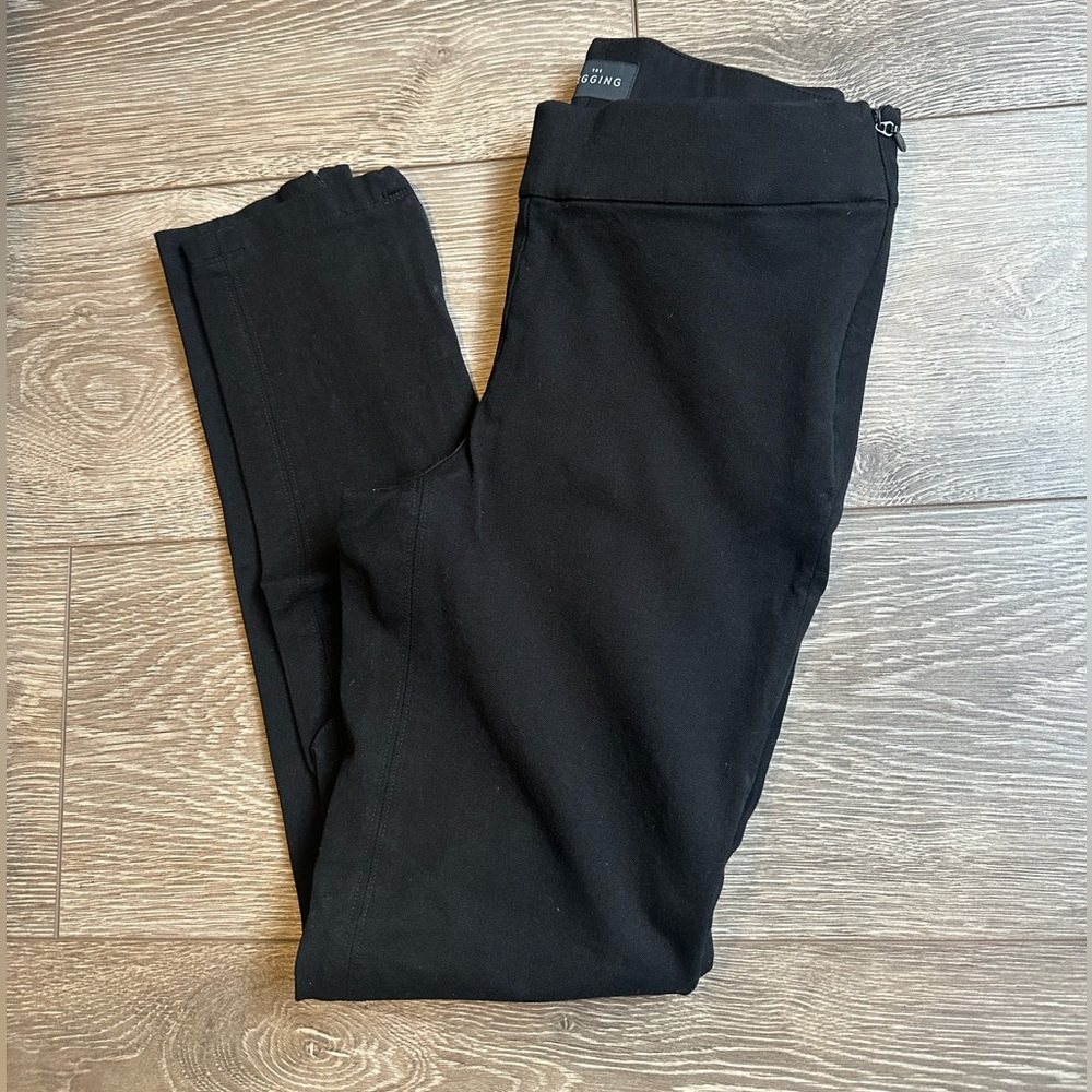 Black elevated legging pant
